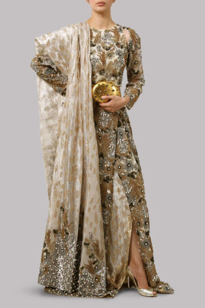 Gold Embellished Lehenga Choli Set